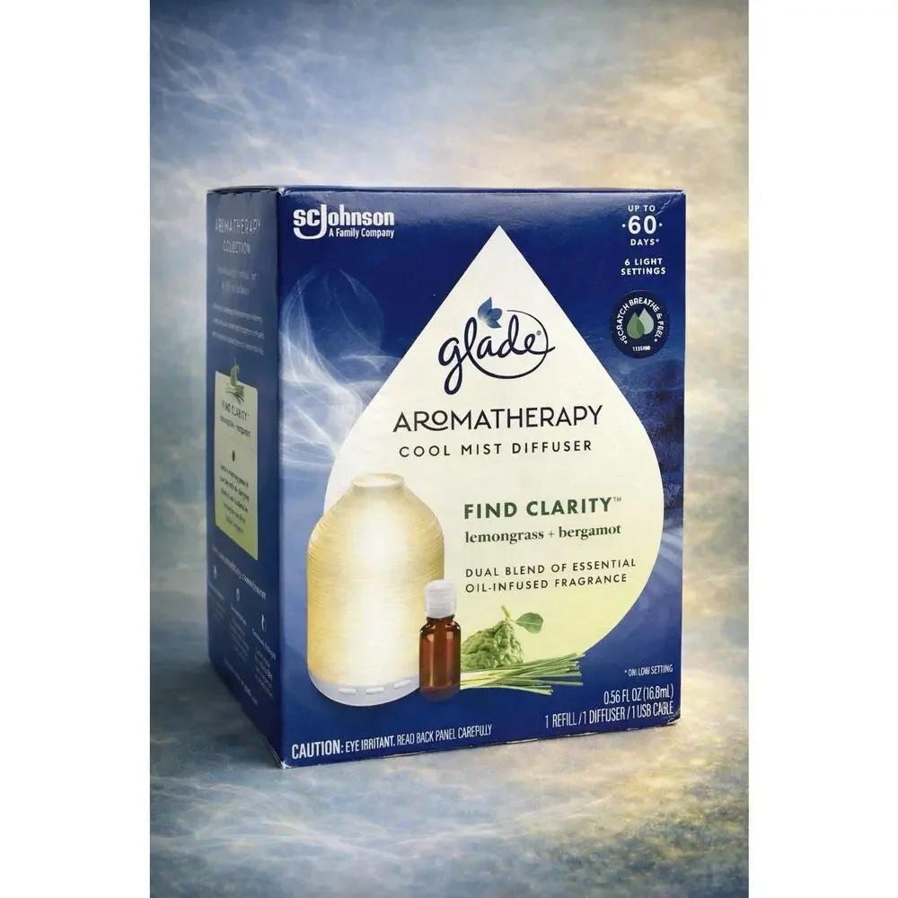 Glade - Aromatherapy Diffuser & Essential Oil Air Freshener- Model: Find Clarity